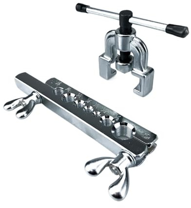 Kit de herramientas for abocardar tubos de cobre, expansor de tubos de cobre, utilizado for escariar tubos de cobre y otras tuberías.(Inch)