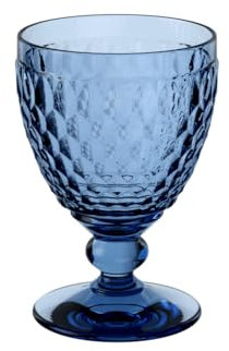 Villeroy & Boch Boston Coloured Bicchiere da Vino Rosso, 310 ml, Vetro Cristallo, Blu, 1 unità (Confezione da 1)