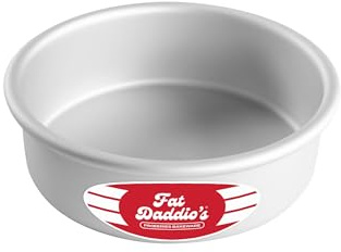 Fat Daddio's Anodized Aluminum Round Cake Pan, 6 Inches by 2 Inches by Fat Daddios
