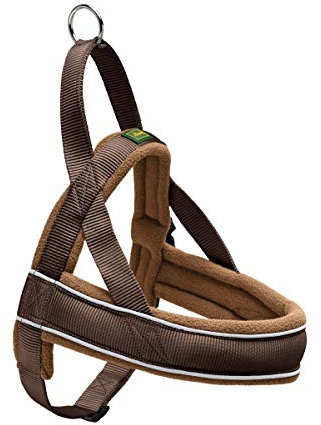 HUNTER Racing Norwegergeschirr, Braun und Cognac, 52-62 cm