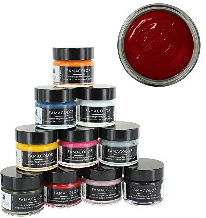 Famaco Famacolor Farbcreme, 15 ml rot Red (Red Rouge)