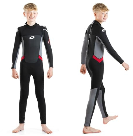 Osprey Origin - Muta Estiva da Surf, da Ragazzo, Spessore del Tessuto 3/2 mm, Ragazzi, Origin, Red, Small/Size 26