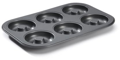 De Buyer, PLACA PARA 6 SAVARIN DOUGHNUT Ø8CM,Medium-4712.06