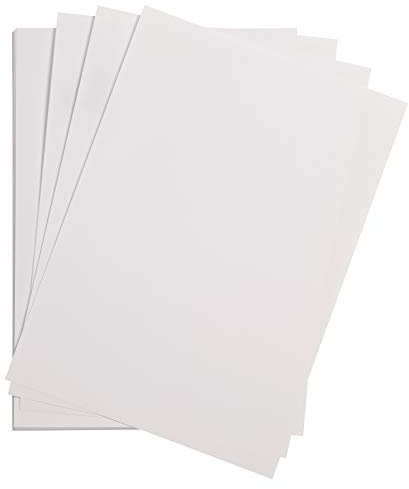 Clairefontaine 975363C Maya papperspaket - 25 ark slät ritpapper vitt - A3 29,7 x 42 cm 185 g - perfekt för teckning och kreativa aktiviteter