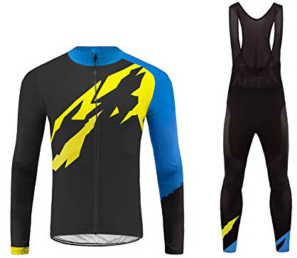 UGLY FROG Bike Wear Maillot Pantalon Cyclisme Manches Longues Respirant Séchage Rapide 3D Gel Rembourré Costumes pour Vélo VTT Hiver Thermique Style