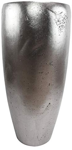 Pflanztopf, Übertopf Edeloptik, hoch, ausgefallen, originell Ø 40 x 85 cm, Einsatz Ø 33 x 30 cm