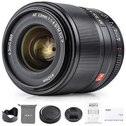 VILTROX 23mm F1.4 Wide Angle Autofocus Lenses for Fuji X Mount Camera Lenses Camera Lenses Compatible with Fujifilm X-T5 X-H2S X-S10 X-T30II X-T20 X-T10 X-T4/-T3/-T2/-PRO3/-M1/-H1/-E4