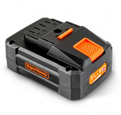 SuperHandy Batterie Li-ION Rechargeable, 48 V 2 Ah, 88,8 Wh | Batterie seule; compatible avec scooters de mobilité, treuils, brouettes et tarières SuperHandy compatibles