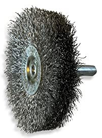 Kibros Lot 3 brosses circulaires tige Ø 60 mm inox souple 12 mm