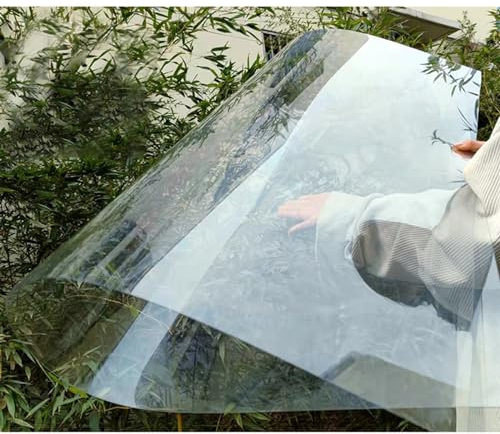 Klare Kunststoffplatten Transparente Kunststoffplatten Für Bastelarbeiten Flexibel 1 1,4 1,6 2 MM Dick, Transparentes Bilderrahmenglas/Schilder-Ersatzplatte Mit Schutzfolie (Color : 1mm, Size : 0.5
