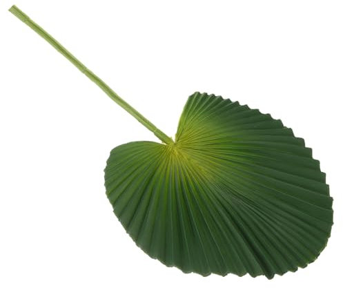 Garneck Künstliches Baumblatt Grüne Blätter Gefälschte Palmblatt-Szene Schmücken Hawaiianische Tropische Party-Dekoration Monstera-Blatt-Dekorationen Leicht Zu Pflegen