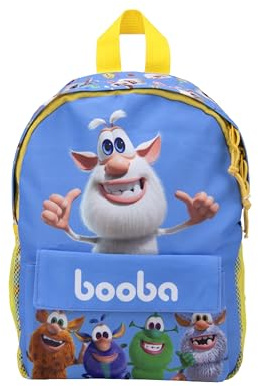 Booba Barnryggsäck 30,5 cm × 22,9 cm × 12,7 cm – Officiell tecknad karaktär från den populära TV-serien – Lätt skolväska för pojkar & flickor – Rolig dagväska för resor, lekmöten & vardagsbruk
