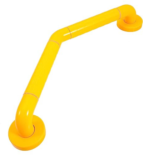 HAWILLOSCH Bathroom Safety Grab Bar Stainless Steel Non-Slip Toilet and Shower Handrail with Two Hole Pins 135-degree Support Handle for Elderly and Disabled Users