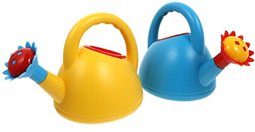 Arrosoir Garçon et Filles 2Pcs en Plastique Coloré Jouet de Plage Outil de Jeu Aquatique pour Sable et Jouet d'Été pour Bébé