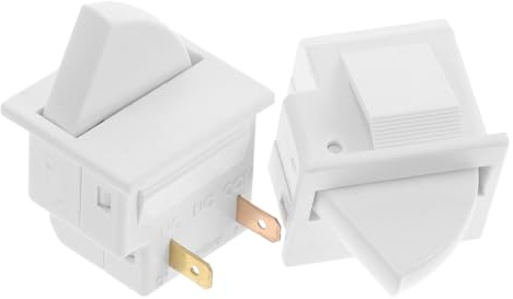 FUTUREORYY 2pcs Replacement Refrigerator Door Light Switches Energy-saving Automatic Control Compatible with Multiple Brands Easy Installation Fridge Repair Parts
