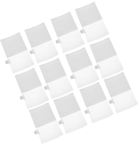 Toyvian Déshumidificateurs Réutilisables Suspendus Absorption Continue de L'humidité 12 Paquet Plastique Blanc pour Maison et Placard pour Tiroirs et Chambres