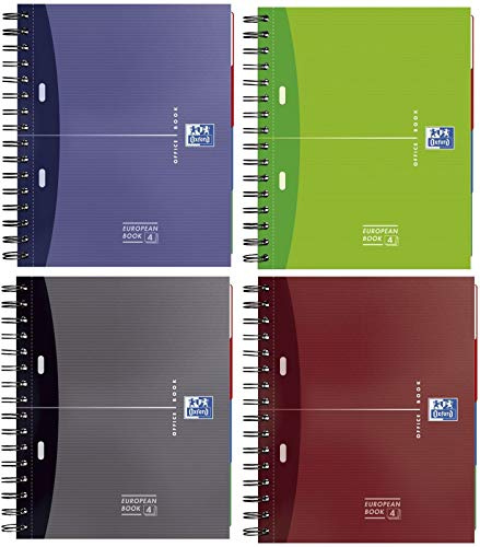 OXFORD Collegeblock European Book 4 Format A5+ 200P 90g gelocht kariert