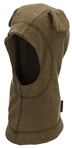 Sterntaler Baby Jungen Schalmütze Kleinkinder Schalmütze Ohren Mütze - Schalmütze Kinder - aus Strickfleece - dunkelgrün