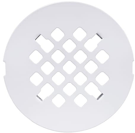 Artiwell Couvercle de vidange de douche rond à clipser de 10,2 cm OD - Grille de rechange conçue pour une longue durée de vie
