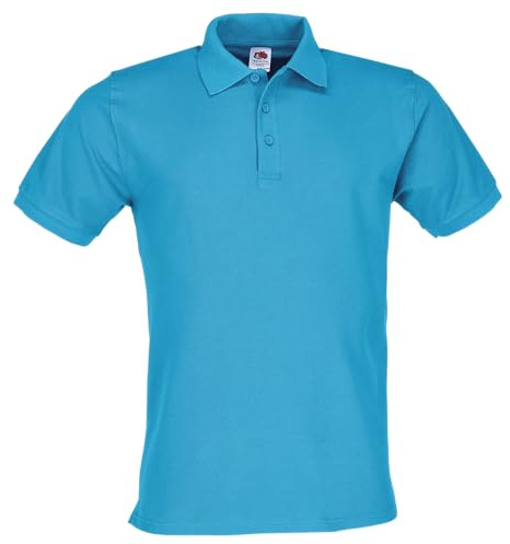 Fruit of the Loom Premium Polo | Poloshirt für Herren & Damen aus Baumwolle, Classic Fit + gratis MyShirt Stoffbeutel