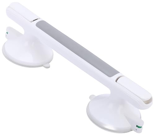 Belle Vous Maniglione da Bagno - Maniglia Doccia a Ventosa - Lunghezza 33 cm - con Ventose per Piastrelle - Supporto per Anziani e Disabili - da Montare Anche nella Vasca
