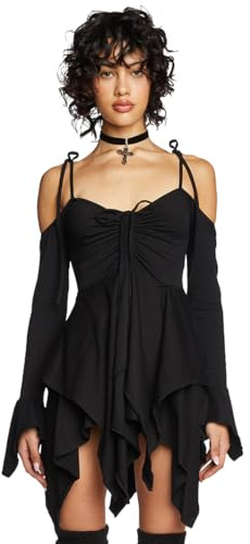 Dolls Kill F is for Fairies Dress by Current Mood, Black, XX-Large
