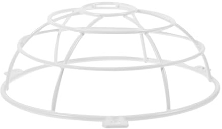 Protecteur de Tête de Sprinkler Incendie en Acier Inoxydable Blanc | Gicleur D’incendie, Structure Simple, Usage Hôtels et Sous-sols, Protection Chocs Accidentels