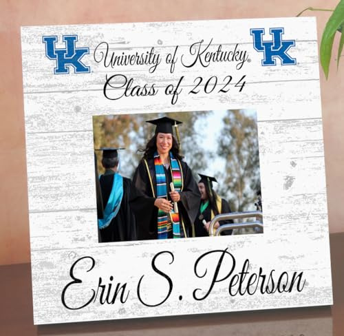 Broad Bay University of Kentucky Photo Frame Alternative UK Wildcats Custom Printed Picture Frame for Students, Graduation or Alumni