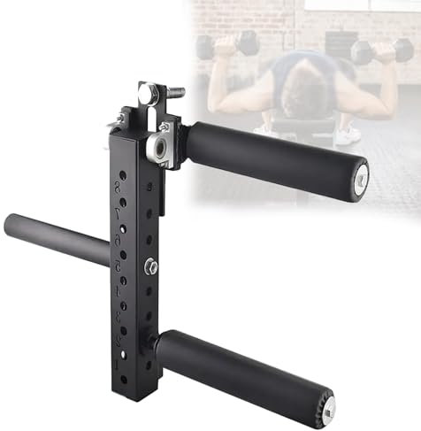 YXFAZPP Beinstrecker- und Beinbeuger-Maschine, verstellbare Beinstrecker- und Beinbeuger-Maschine, Squat-Rack-Befestigung – sitzende Beinstreckerausrüstung für Langhantelplatten (1.6cm)