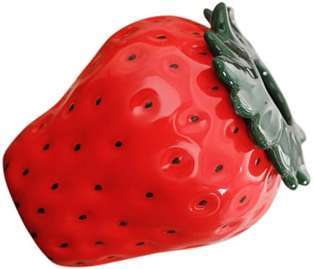 Garneck Vase Céramique Style Fraise Pot Décoratif pour Fleurs Fraîches Ou Séchées Centre De Table Moderne Polyvalent pour Mariage Et Maison