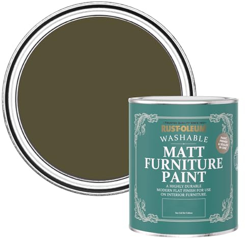 Rust-Oleum Furniture Paint in Matt Finish - Greencroft 750ml