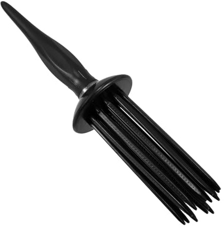 iplusmile Pettine Arricciacapelli Voluminoso Antistatico Rullo, Spazzola Modellante Compatta Per Chioma Ricci, Adatto a Asciugacapelli e Ferri Per Uso Domestico e Professionale, Nero