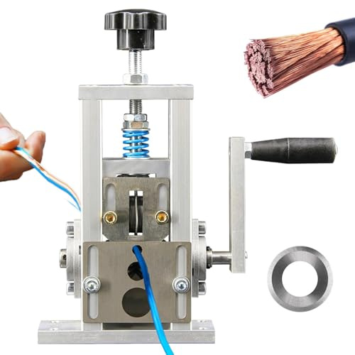 Wire Stripping Machine - PP Electric Copper Wire Stripper, Electric Automatic Scrap Tool, Portable Manual Scrap Machine | Drill Attachment Homeheld | Handheld Supply for Removing Insulation Cables