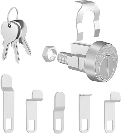 Cerradura De Entrada - Dispositivo De Seguridad Para El Hogar Con 3 Llaves, Cerradura Con Llave Para El Hogar, Dispositivo Seguridad De Aleación De Zinc | Acceso Seguro Al Gabinete, Mecanismo Con Ll