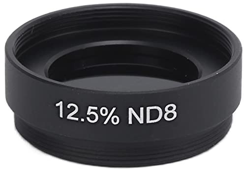 Annadue Filtre de Télescope Lunaire ND 1,25 Pouces, Filtre Lunaire à densité Neutre M28,6x0,6 Mm pour Oculaire de Télescope Astronomique (12.5% ND8)