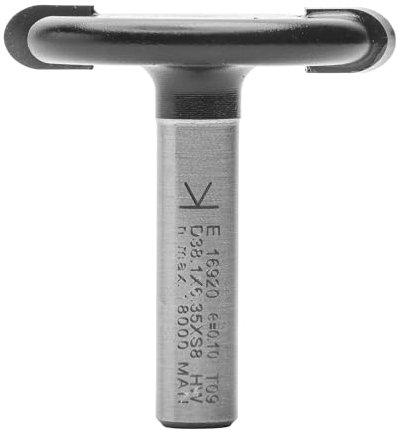 ENT 16920 Fresa a disco concava carburo, Gambo (S) 8 mm, diametro (D) 38,1 mm, NL 6,35 mm, R 3,18 mm, SL 32 mm