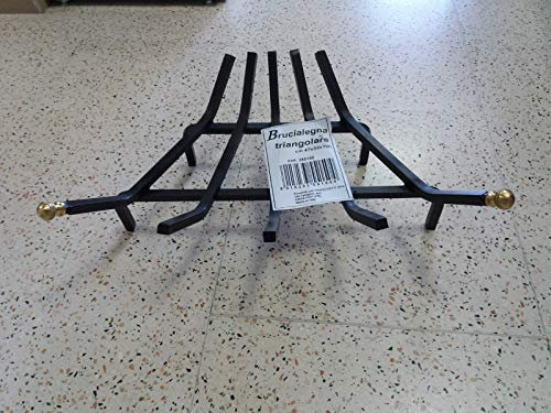 BRUCIALEGNA TRIANGOLARE PER CAMINETTO 47X32X19H