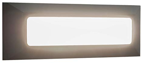 Planetitaly Faretto LED 4W segnapassi lampada impermeabile segna viale per esterno luce muro parete giardino balcone terrazzo garage 230V 4000K naturale alimentazione 230V alta efficienza