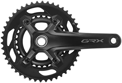 SHIMANO GRX FC-RX600 2x10-fach Kurbelgarnitur, Black, 165 mm
