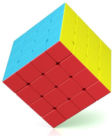 ROXENDA Magisk Kub, 4x4 Speed Cube - Slitstarkt Fast & Frostat Stickerless, Blir Snabbare än Originalet (4x4x4)