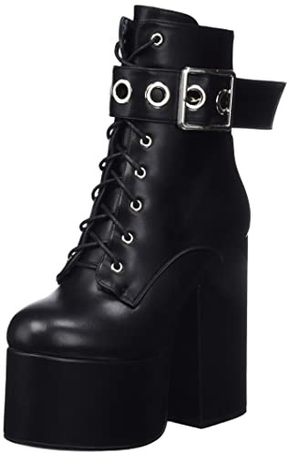 LAMODA Creep Up, Stivale alla Caviglia Donna, in Poliuretano Nero, 37 EU