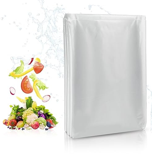 lalago Film polyéthylène, 2 x 10M Film de Serre Transparent, Bache pour Tomates§t, Bache de Serre, Bache Serre Jardin pour Légumes und Tomate