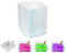 BBRGIRL Ceniceros desechables para cigarrillos al aire libre, ceniceros sin humo para interiores, ceniceros portátiles resistentes al viento, paquete de 30 ceniceros desechables purificadores de humo