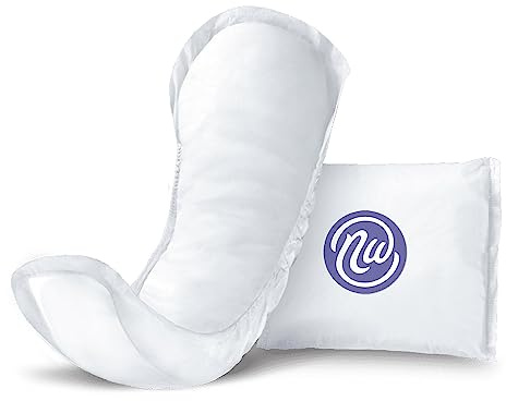 Nexwear Incontinence Pads for Women, Skin-Safe Design, Ultimate Absorbency Bladder Control Pads for Leaks, Disposable, Discreet, Individually Wrapped, 15.75 in, 30 Count, 1 Pack