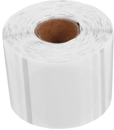 Lurrose Rundes Etikettendruckpapier Pro Selbstklebende Thermoaufkleber Leere Adress Und Versandaufkleber Für Drucker
