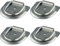 Gudalea 4 Pcs Tie Down Ring Hook D-Ring Tie Down Load Anchor Trailer Lashing Ring Securing Lashing Rings Trailer Tie Down Ring for Car Truck Trailer Camper Van