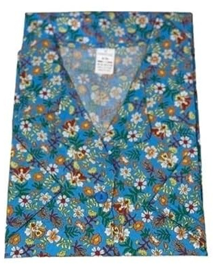 Copriabito abito donna camice casa divisa lavoro in cotone mezza manica con bottoni Emmesse Made in Italy Var.3 taglia 50