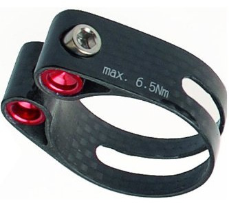 SATTELSTÜTZKLEMME PRC SPC1 CARBON, 34.9, ROT