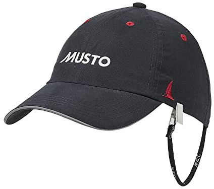 Musto Unisex Essential Fast Dry Crew Cap, 991 Black, One Size UK