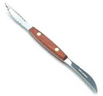 Grapefruit Knife Stainless Steel Blades 8 Wood Handle